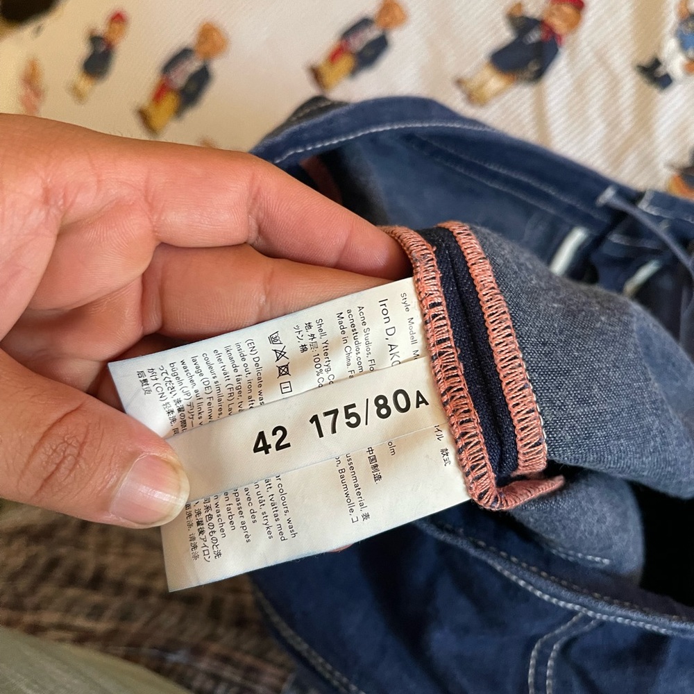 Acne Studios Bla Konst Wide Leg Denim - Picture 4 of 4